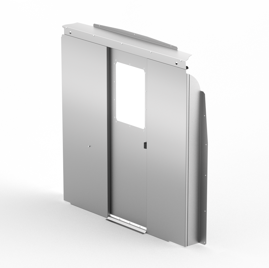 TRANSIT MED ROOF SLIDING DOOR W/WINDOW (E-TRANSIT COMPATIBLE)