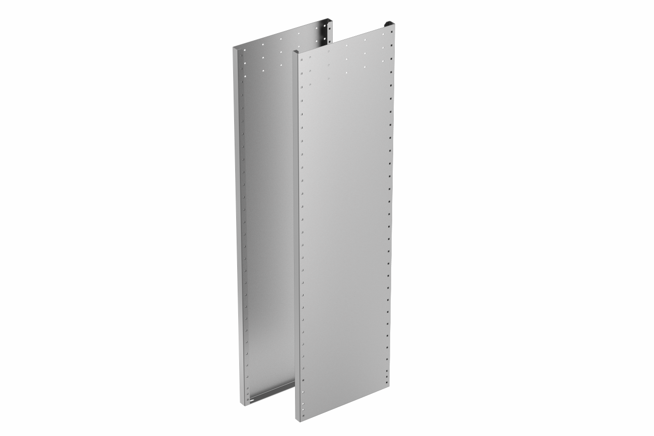SHELF MODULE SIDE PANEL 58" STRAIGHT BACK (SOLD IN PAIRS L & R)