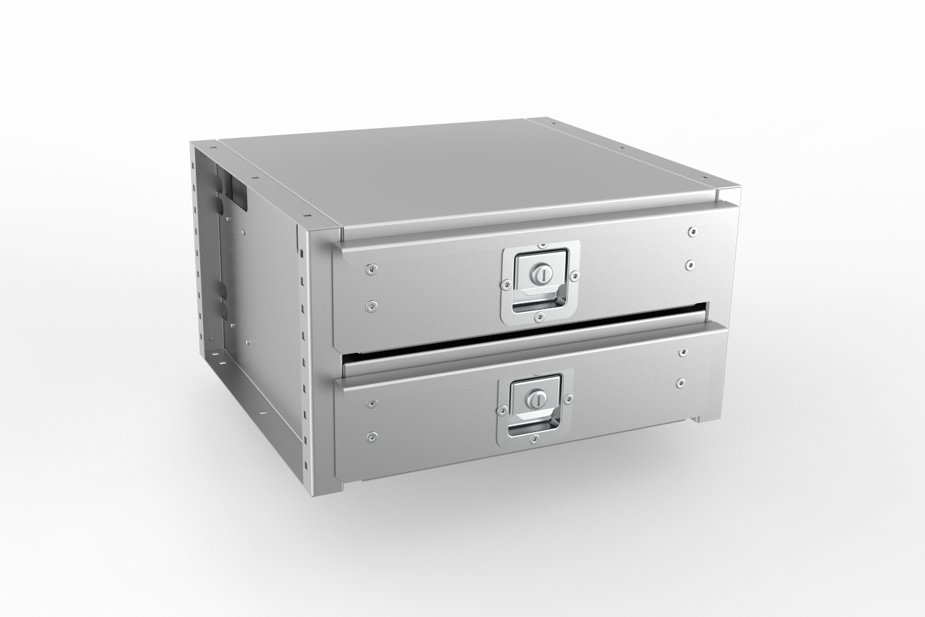 STACKED 2 DRAWER COMBO