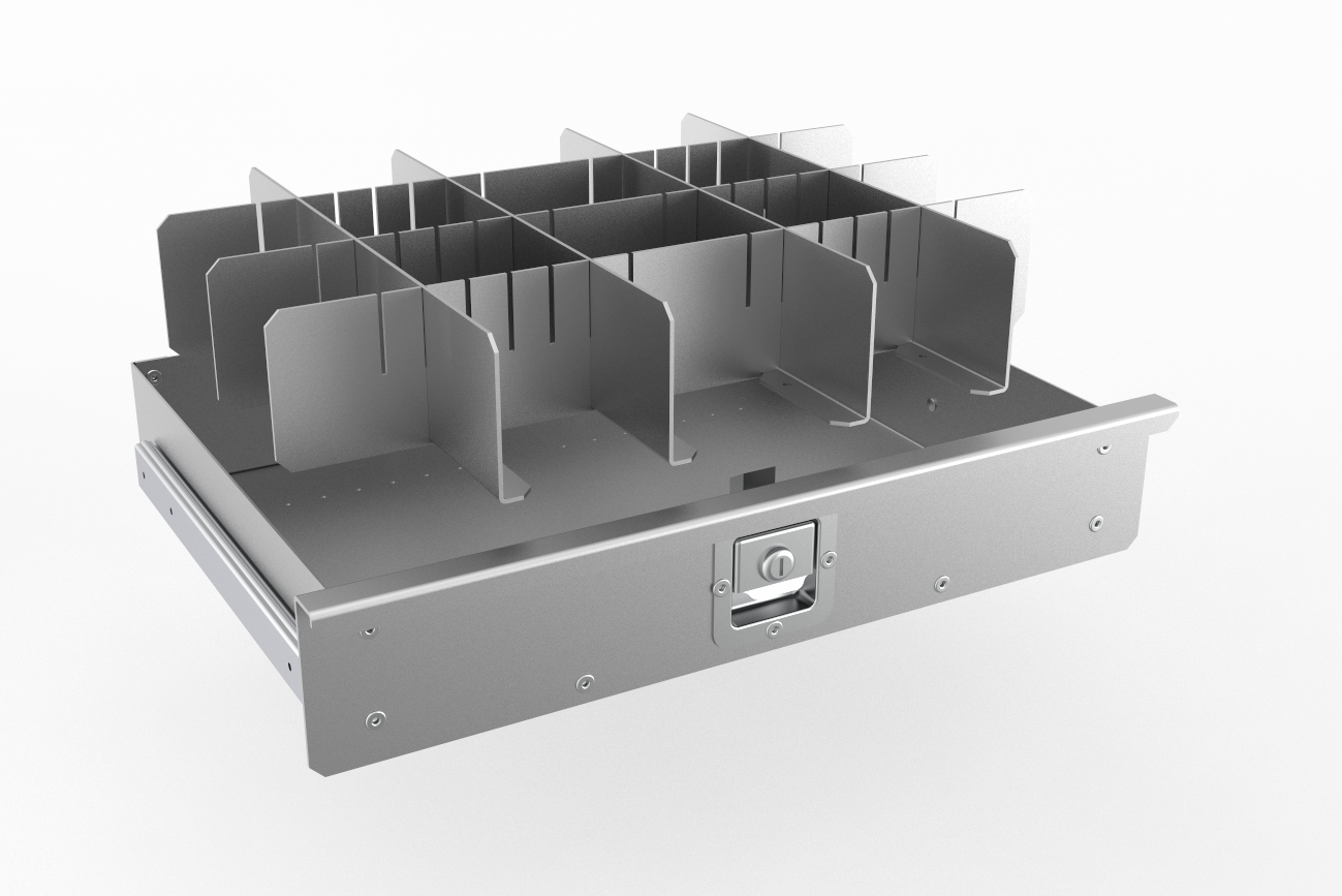 CROSS PATTERN SLOT DIVIDERS FOR 9 DRAWER MODULE (PER DRAWER)